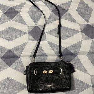 Coach pebbled leather crossbody
